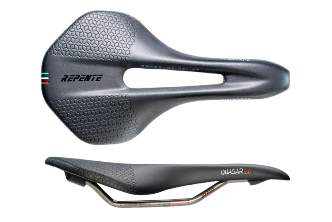 Selle Repente Quasar 2.0 Black Saddle - 170 Grams - Brisbane Bicycle Services