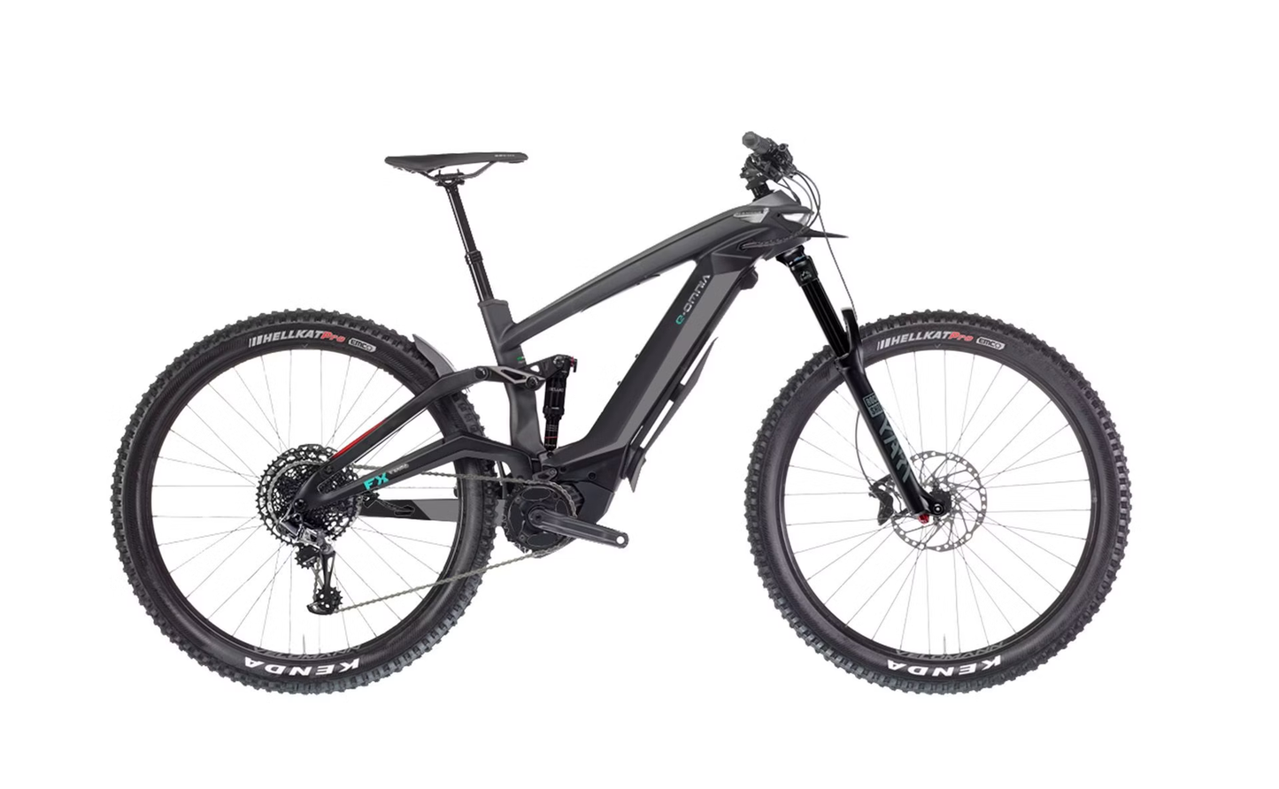 e-Omnia FX Type - GX Eagle (Black/Gray Matt-Glossy) - Brisbane Bicycle Services