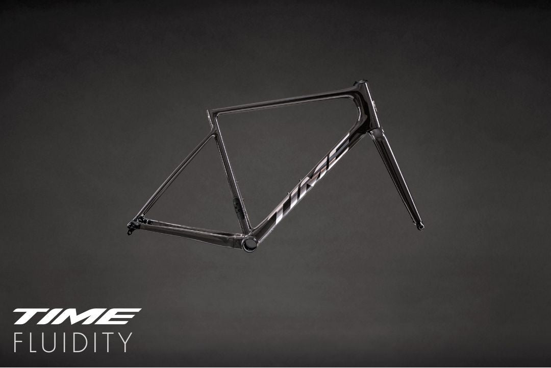 TIME FLUIDITY Nude Carbon (F01) Road Frameset