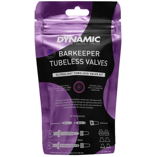 DYNAMIC - Barkeeper Tubeless Valves Kit Black
