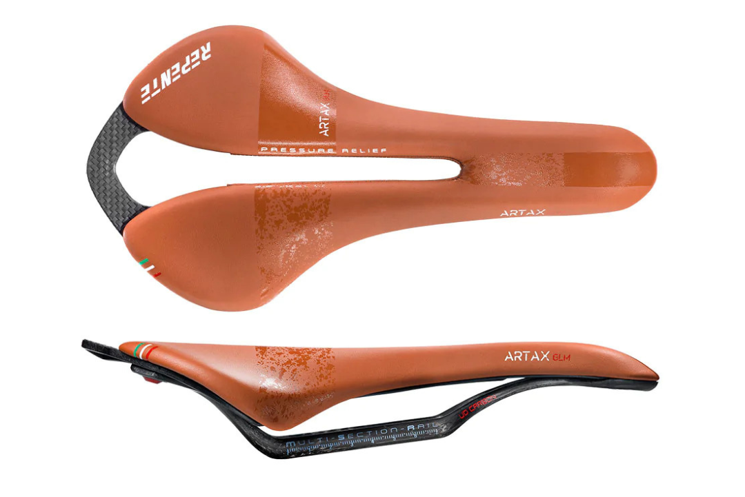 Selle Repente Artax GLM Carbon Saddle Brown - 160 Grams - Brisbane Bicycle Services