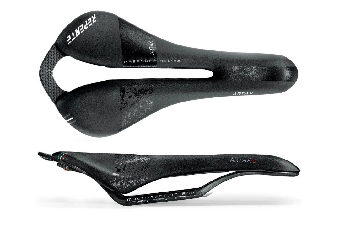 Selle Repente Artax GL  Carbon Saddle Black Mud - 165 Grams - Brisbane Bicycle Services