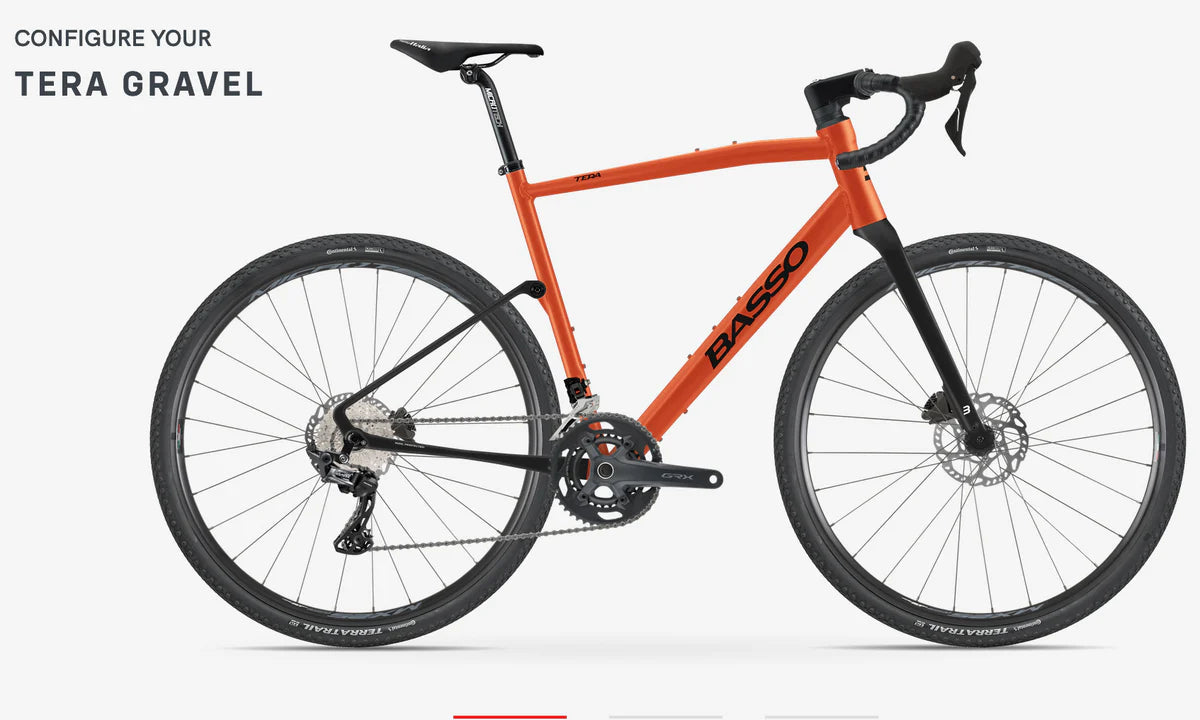 Tera Gravel - Siena Terra GRX 60 - Shimano GRX 2x12 610 - Brisbane Bicycle Services