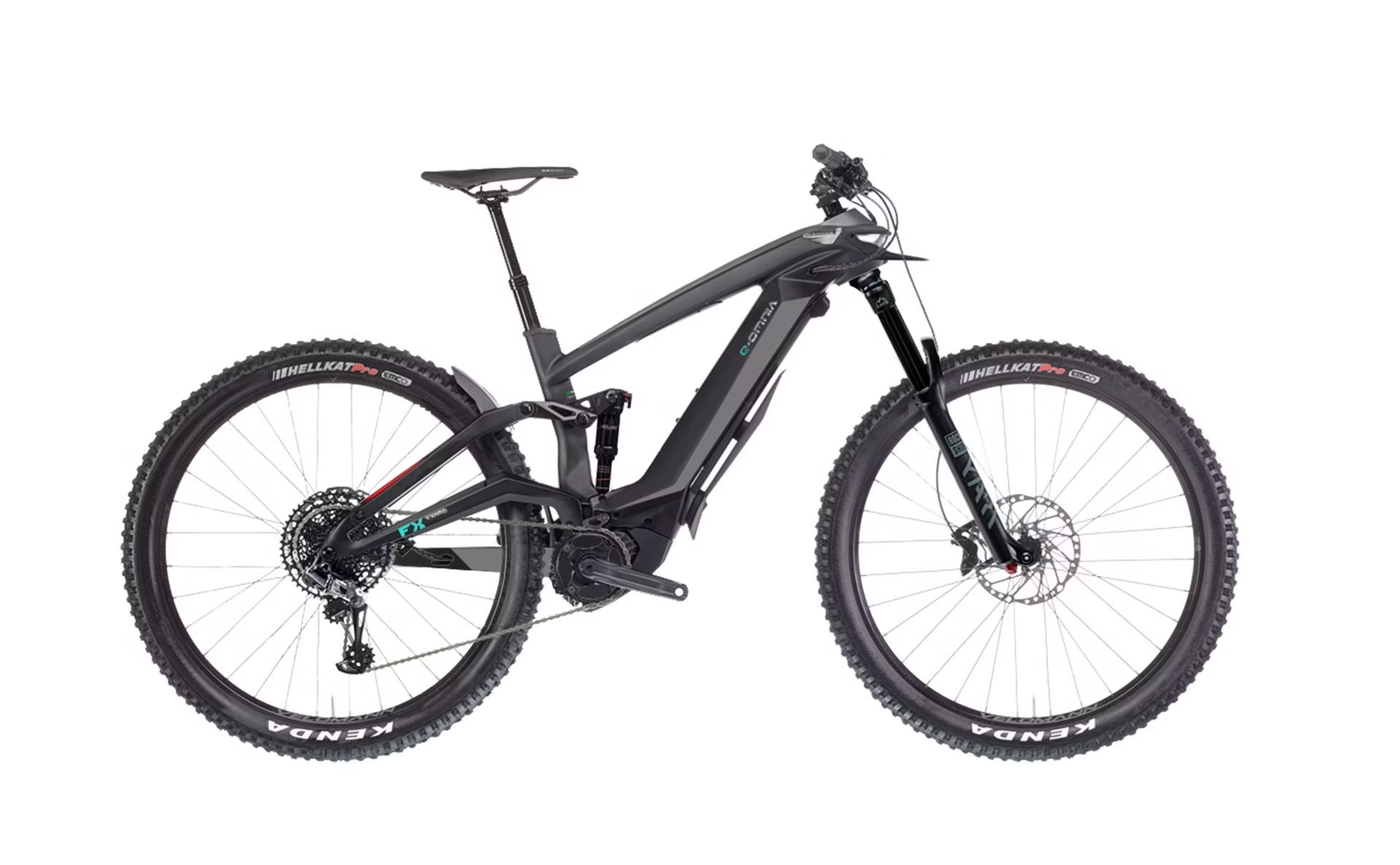 e-Omnia FX Type - GX Eagle (Black/Gray Matt-Glossy) - Brisbane Bicycle Services
