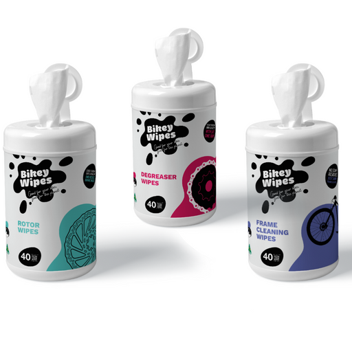 Bikey Wipes Product Line