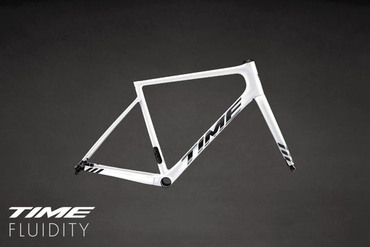TIME FLUIDITY Gloss White (F02) Road Frameset